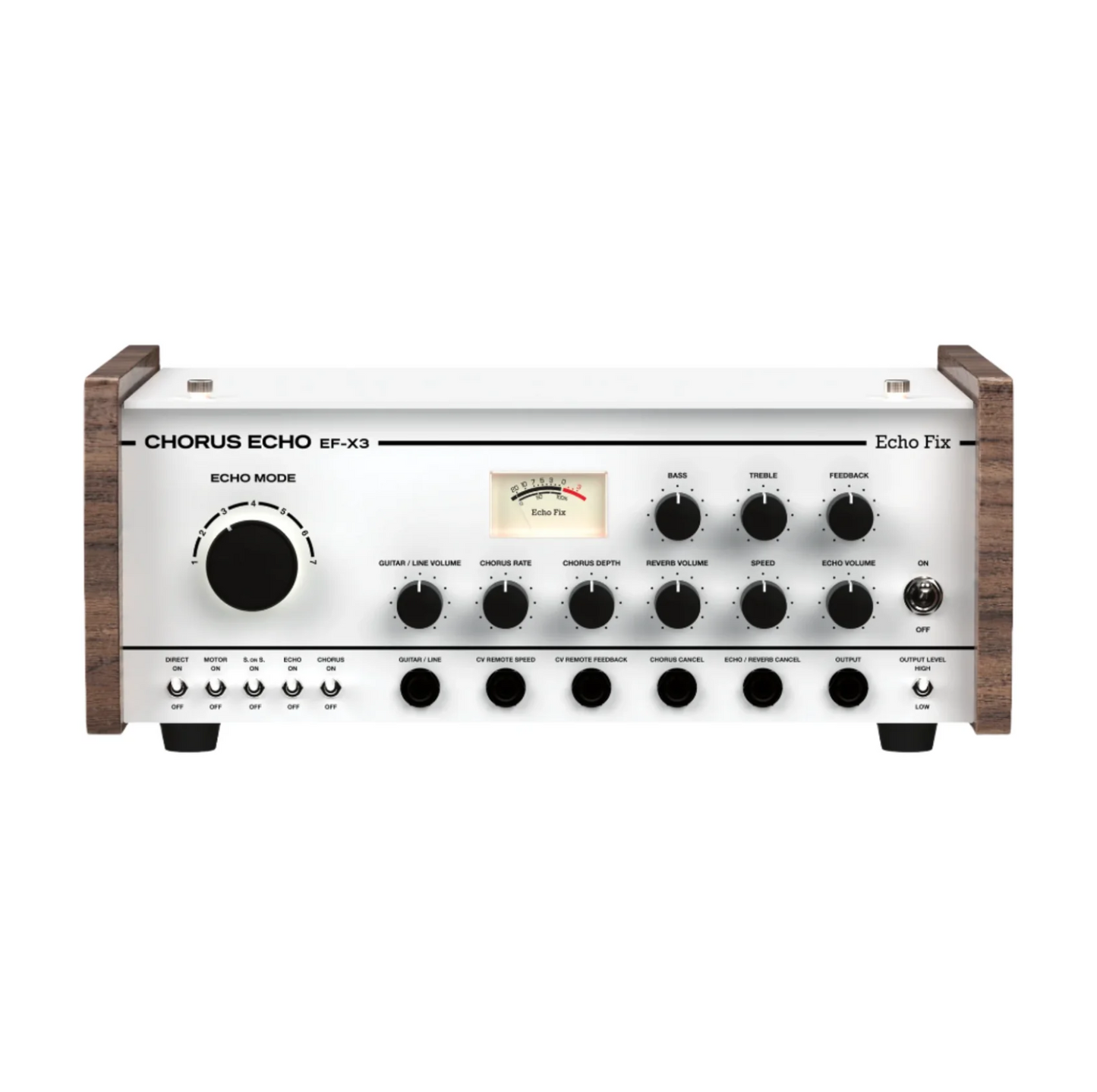 EF-X3 Tabletop White w/ Walnut Sides