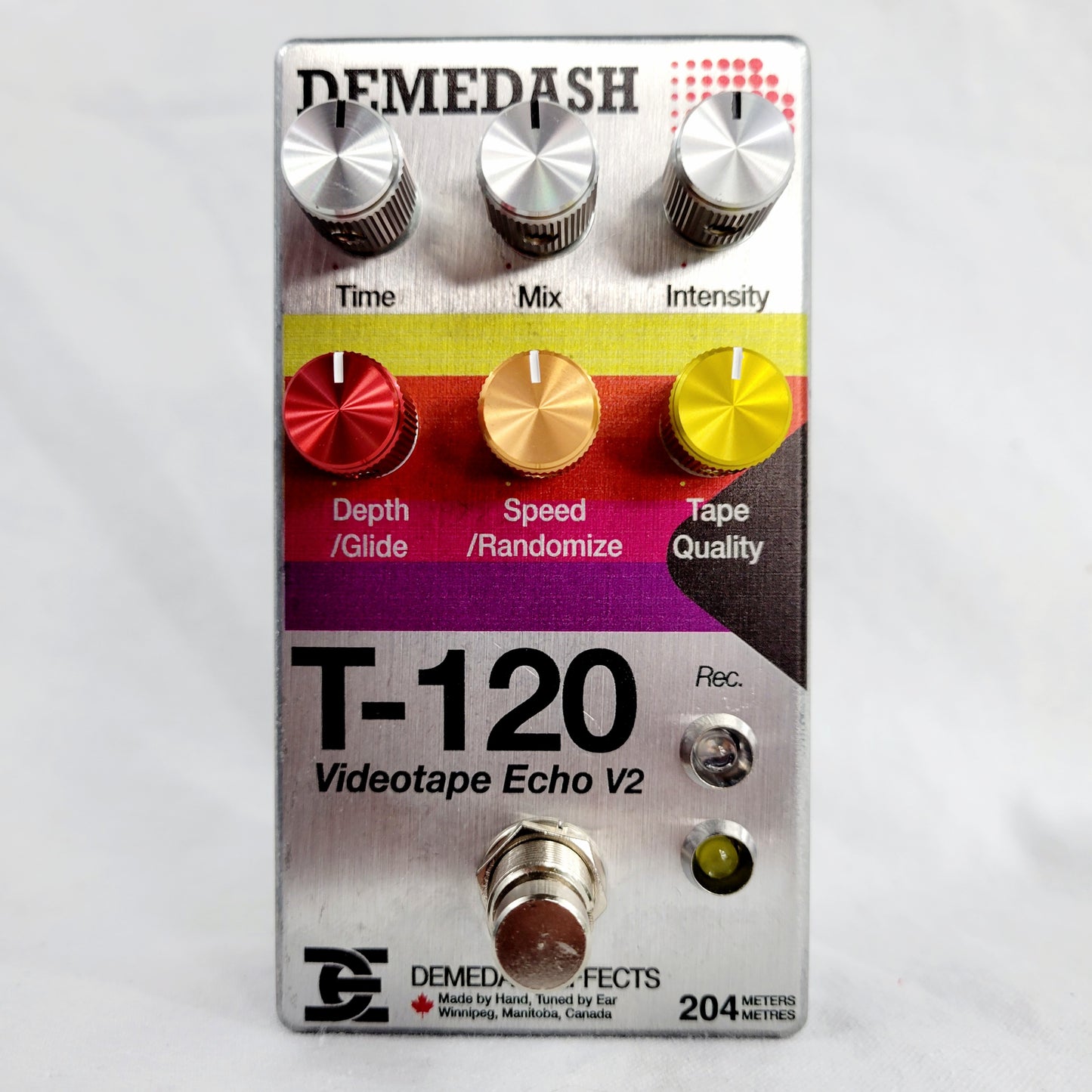 t120 Videotape Echo V2 Brushed Aluminum