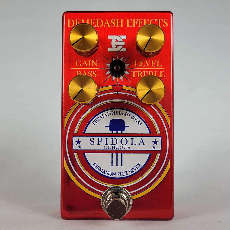 Demedash Effects Spidola Germanium Fuzz Pedal