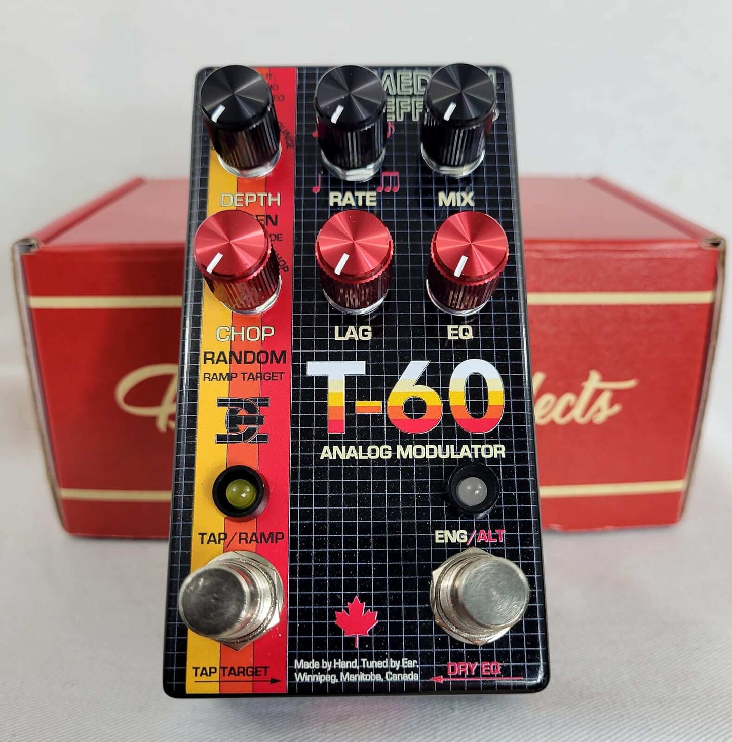Demedash Effects T-60 Analog Modulator Boutique Vibrato Chorus Flange Pedal