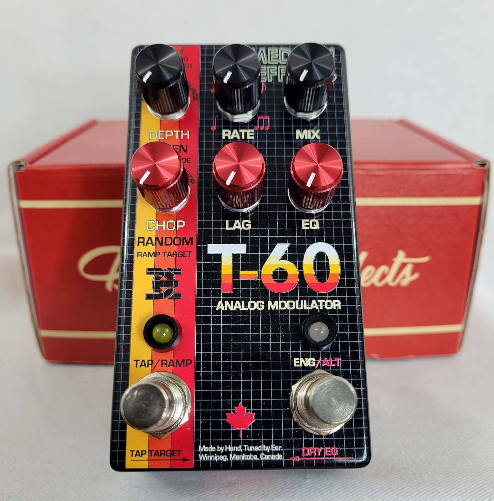 Demedash Effects T-60 Analog Modulator Boutique Vibrato Chorus Flange Pedal