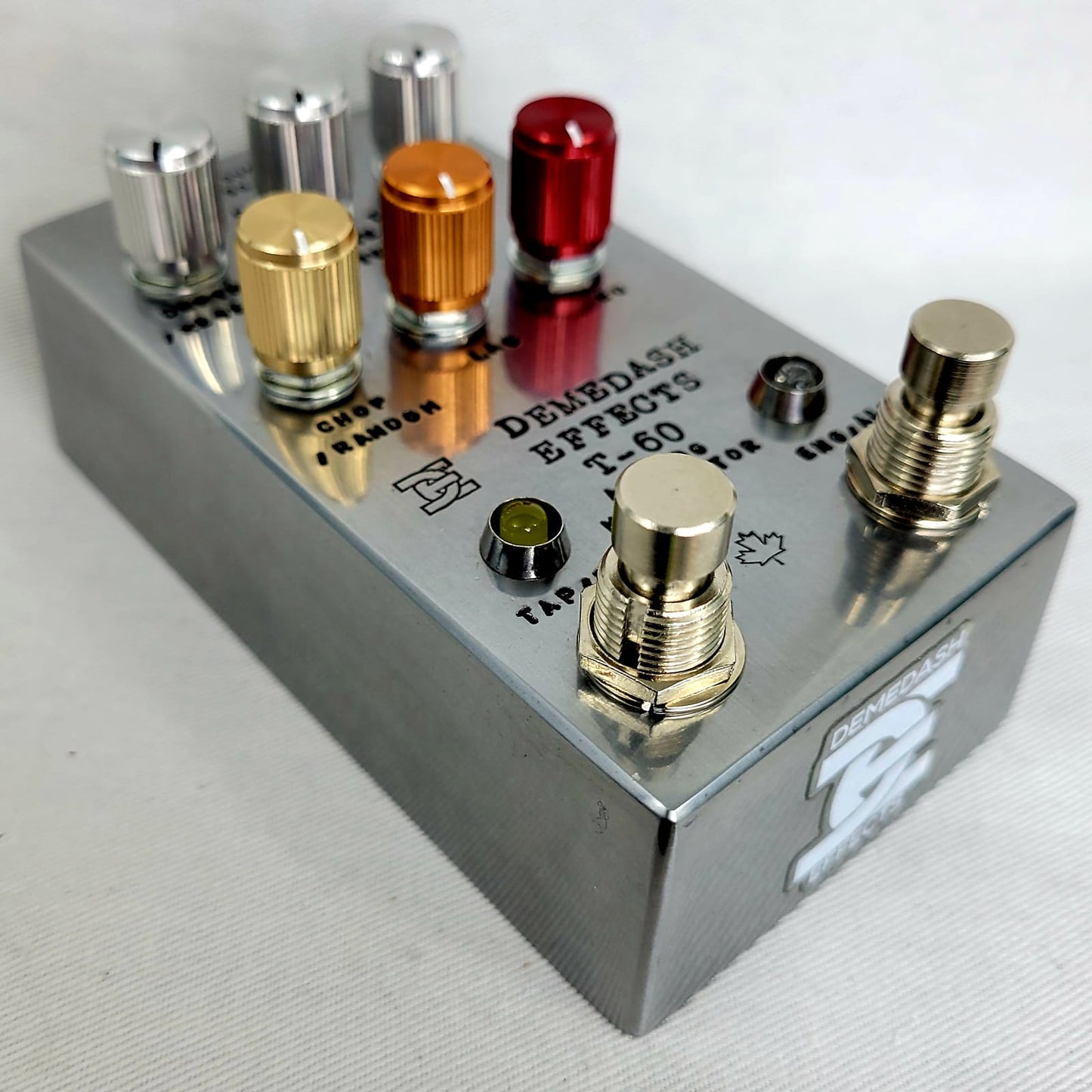 Demedash T60 Analog Modulator Aluminum Bottom Left Corner