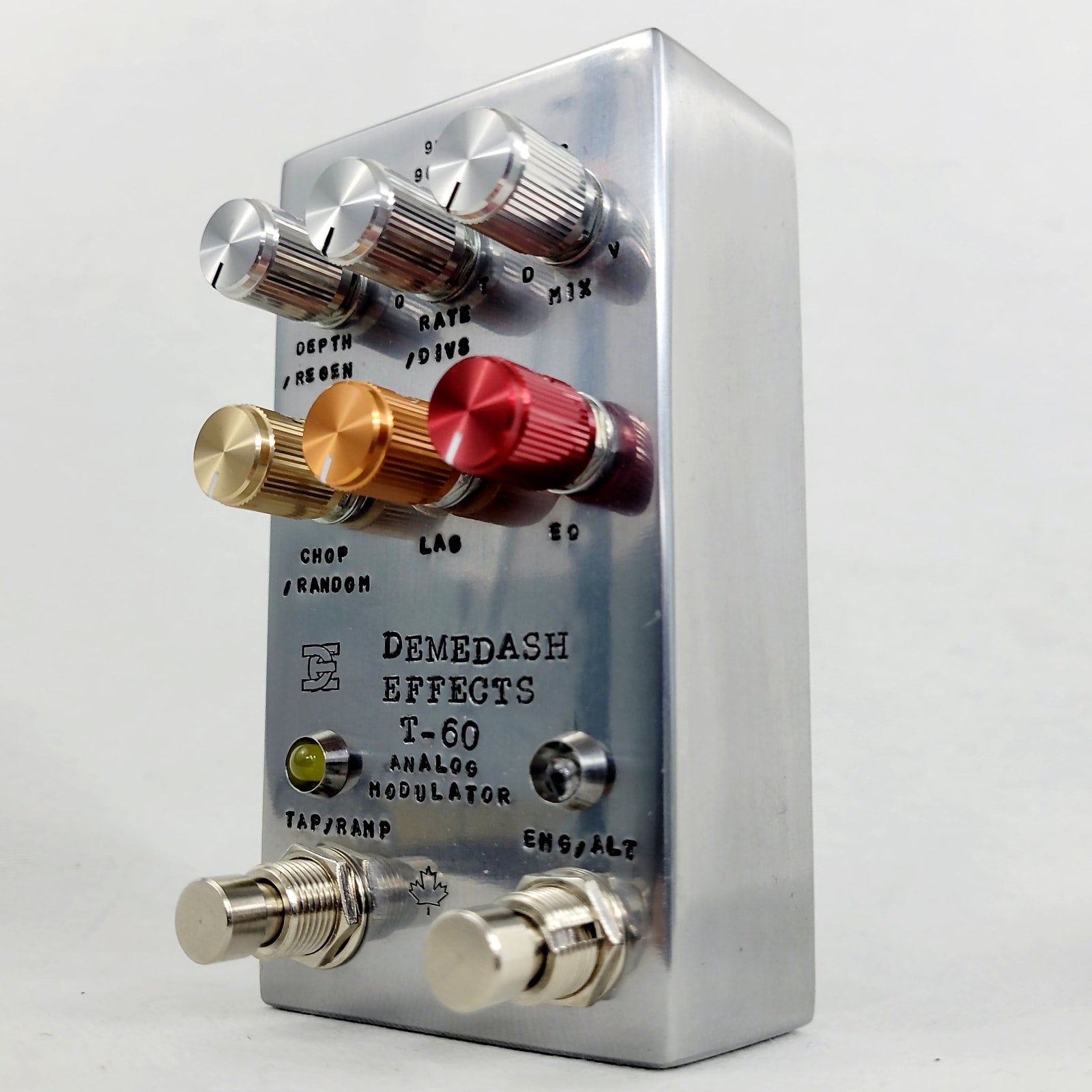 Demedash T60 Analog Modulator Aluminum Right Side