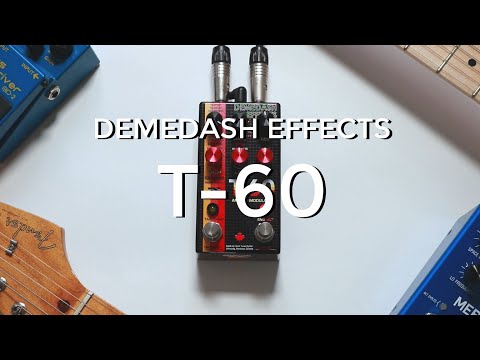 Demedash Effects T-60 Analog Modulator Boutique Chorus Vibrato Flange Pedal Demo Video