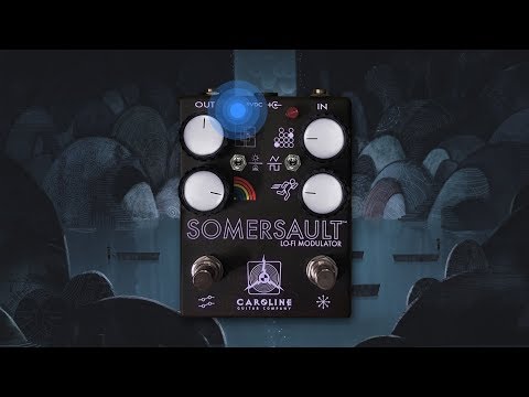 Caroline Guitar Company Somersault LoFi Pedal Modulation  Demo Video