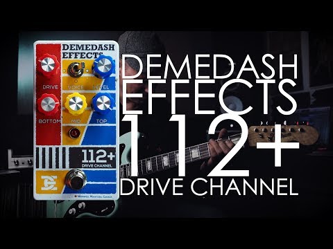 Demedash Effects 112 Preamp Distortion Pedal Demo Video