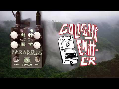 Caroline Guitar Company Boutique Guitar Effects Parabola Tremolo Pedal Demo Video