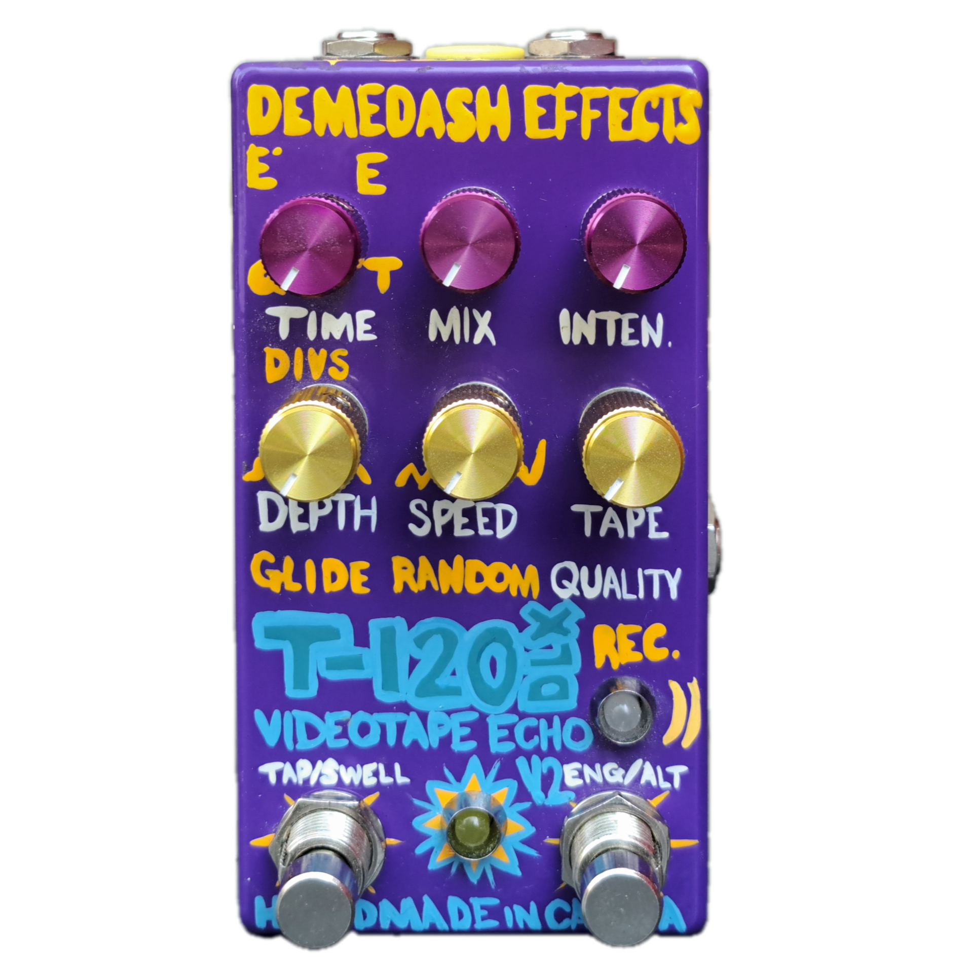Demedash Effects T-120 Videotape Echo V2 Deluxe – Sound Shoppe nyc