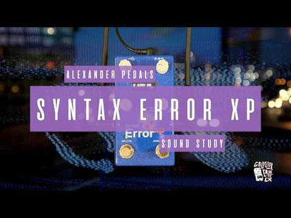 Syntax Error XP