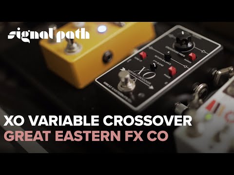 bass crossover pedal XO Variable Crossover