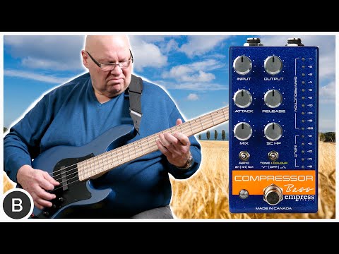 Empress Effects Bass Compressor Pedal - Blue | Sweetwater