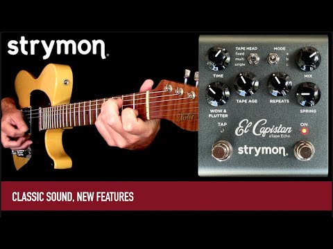 ギター El Capistan Strymon El Capistan ギターエフェクター フットスイッチ付き strymon