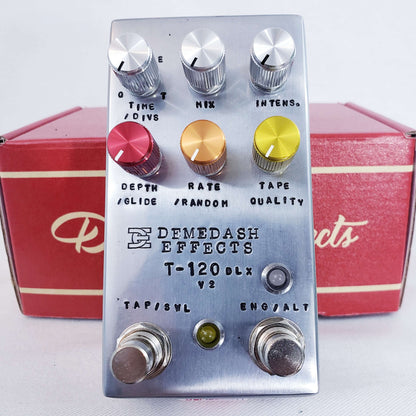 Demedash Effects T120 Videotape Echo Deluxe V2 Hand Stamped