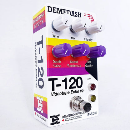 Demedash Effects t120 Videotape Echo V2 Left Side