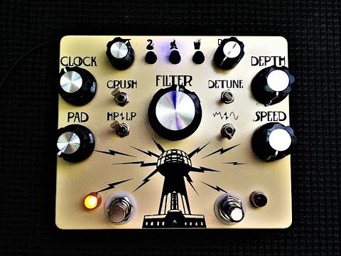Hungry Robot Pedals Wardenclyffe Deluxe Boutique LoFi Pedal Demo Video