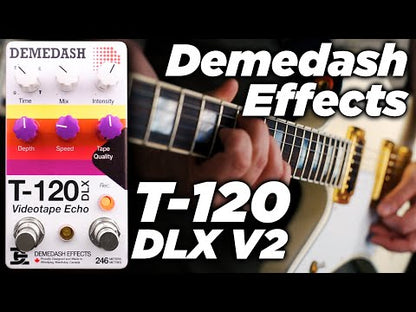 t-120 pedal Demedash Effects T-120 Videotape Echo V2 Deluxe – Sound Shoppe nyc