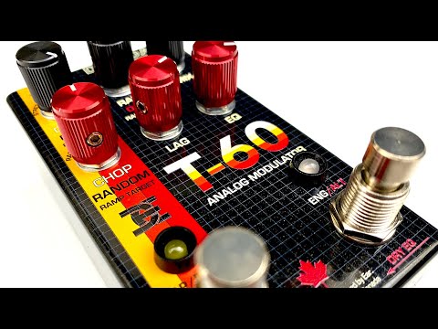 Demedash Effects T-60 Analog Modulator Boutique Chorus Vibrato Flange Pedal Demo Video
