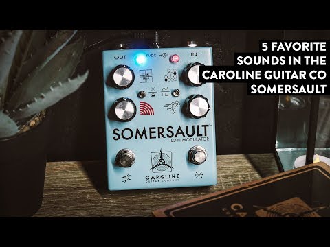 Caroline Guitar Company Somersault LoFi Pedal Modulation Demo Video