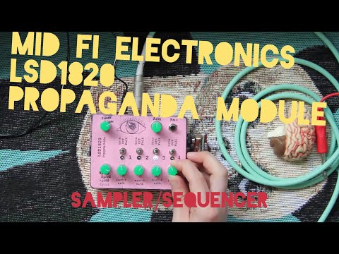 LSD1820 Propaganda Module (Sampler/Sequencer) – Sound Shoppe nyc