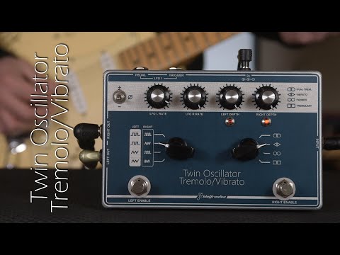 tremolo vibrato pedal Twin Oscillator Tremolo/Vibrato – Sound Shoppe nyc