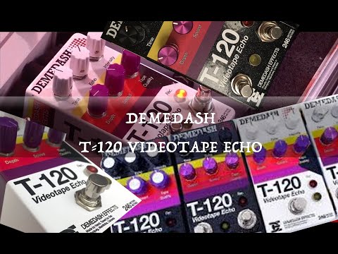 Demedash Effects T-120 Videotape Echo V2 Deluxe – Sound Shoppe nyc