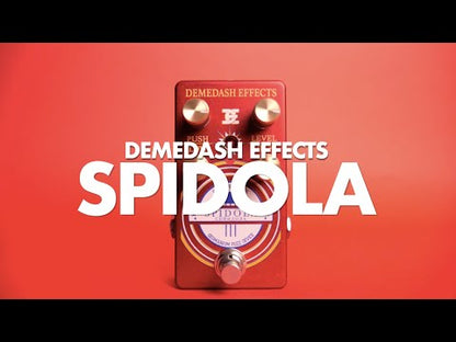 Demedash Effects Spidola Germanium Fuzz Pedal Demo Video