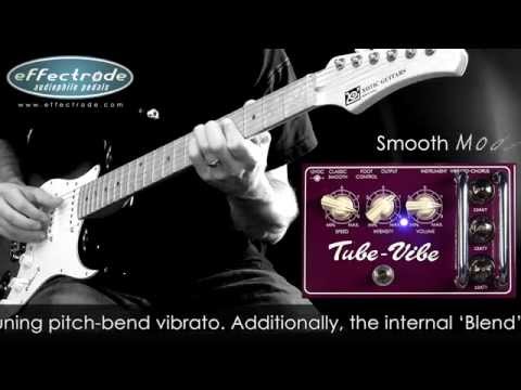 Effectrode Tube-Vibe Univibe pedal Demo Video